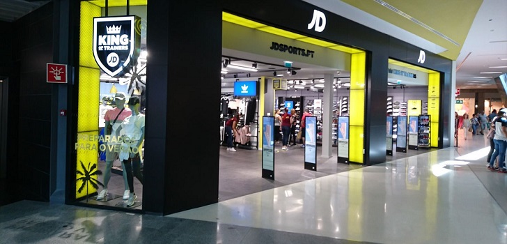 JD Sports cuenta con 37 tiendas en el mercado español, donde registró unas ventas de 40 millones de euros en 2016